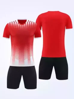 Maillot de football personnalisé à manches courtes Color Block Sportwear pour adultes