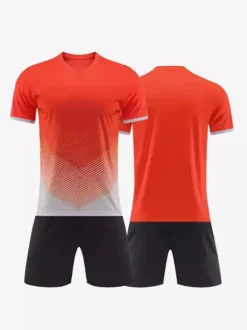 Maillot de football personnalisé Tie Dye pour hommes col rond manches courtes vêtements de sport
