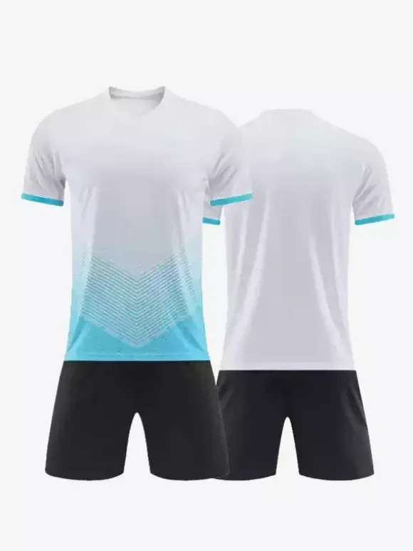Maillot de football personnalisé Tie Dye pour hommes col rond manches courtes vêtements de sport