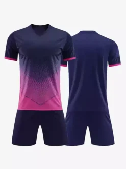 Maillot de football personnalisé Tie Dye pour hommes col rond manches courtes vêtements de sport