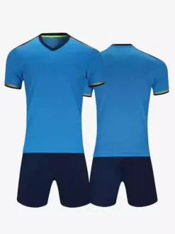 Maillot de football personnalisé à manches courtes pour homme avec patchwork