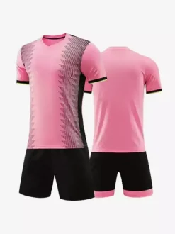 Maillot de football unisexe à col en V et manches courtes en patchwork personnalisé pour équipe de football