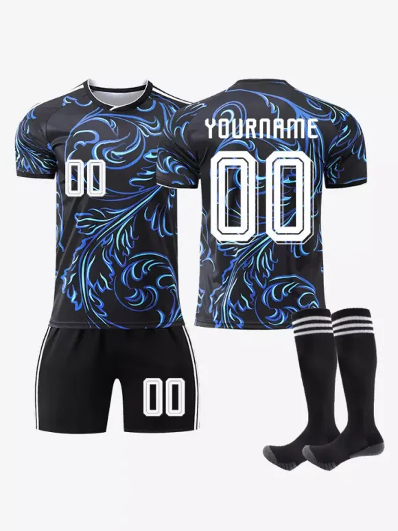 Maillot domicile Argentine 2026 ensemble 3 pièces personnalisé pour adultes et enfants