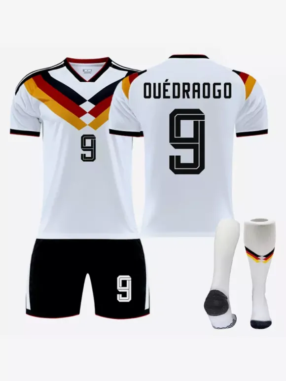 Maillot domicile de l'équipe d'Allemagne de football n°6 KIMMICH n°17 WIRTZ 2026 ensemble 3 pièces pour adultes et enfants