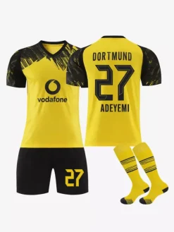 Maillot domicile du club de football 25/26 n° 9 Guirassy n° 10 Brandt n° 27 Adeyemi pour adultes et enfants