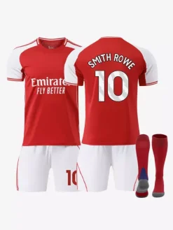 Maillot domicile du club de football 25/26 n° 7 Saka n° 41 Rice ensemble 3 pièces pour adultes et enfants