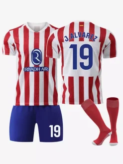 Maillot domicile du club de football 25/26 n° 7 Griezmann n° 19 uniforme de football pour adultes et enfants