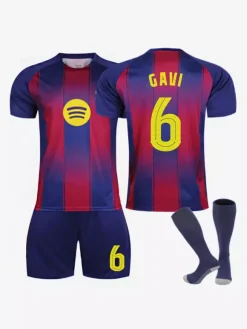Maillot domicile Yamal n° 10 25/26 ensemble de 3 pièces uniforme de football Raphinha n° 11