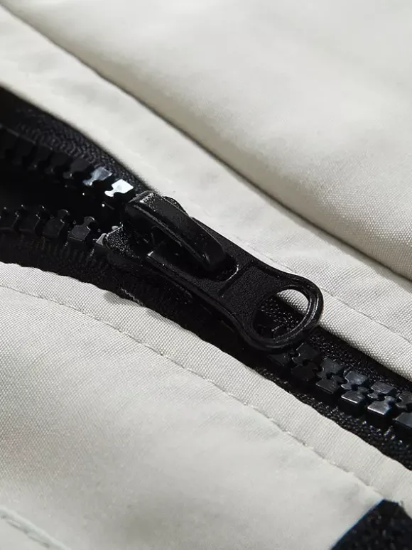 Manteau matelassé mi-long épais à capuche pour homme