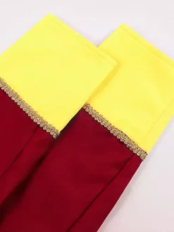 Manteau rouge vintage à boutons rétro et blocs de couleurs à manches longues en polyester pour homme