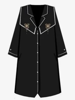 Manteaux Académiques Lolita Manteau Noir Veste