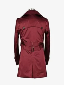 Manteaux Costume pour hommes Col rabattu Confortable Bordeaux Vintage