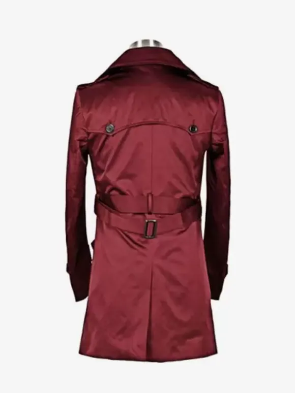 Manteaux Costume pour hommes Col rabattu Confortable Bordeaux Vintage