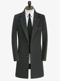 Manteaux Costume Pour Hommes Col Rabattu Décontracté Camel Simple