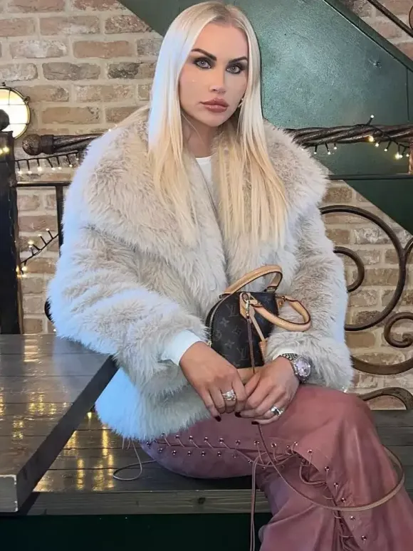 Manteaux en fausse fourrure Veste en fourrure écologique et confortable pour femme