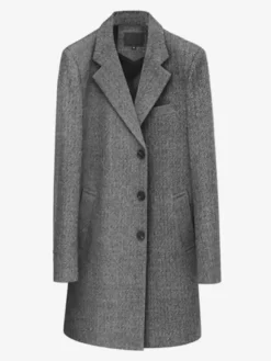 Manteaux Costume pour hommes Col rabattu Chic Gris Beau