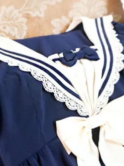 Marin Style Robe Lolita attirante en chiffon Déguisements Halloween