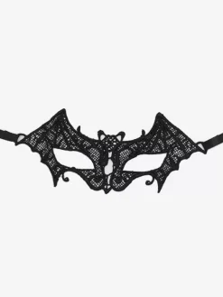 Masque De Fête Masqué Pour Femme Masque En Dentelle Gris Foncé Bande Des Yeux