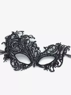 Masques De Mascarade En Dentelle Gris Foncé Pour Femme Bande Des Yeux