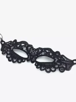 Masques De Mascarade En Dentelle Gris Foncé Pour Femme Bande Des Yeux