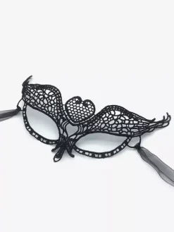 Masques De Mascarade En Dentelle Gris Foncé Pour Femme Bande Des Yeux