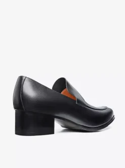 Mocassins à enfiler pour hommes chaussures habillées modernes à bout pointu en cuir de vache