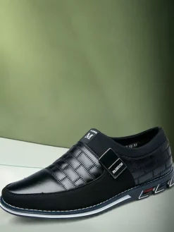 Mocassins à enfiler pour hommes chaussures Oxford à pointes chaussures habillées en cuir et daim