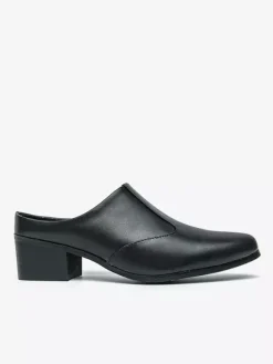 Mocassins à enfiler pour hommes chaussures à talons épais en PU