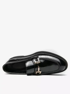 Mocassins à mors pour hommes chaussures à enfiler en cuir à bout rond épais