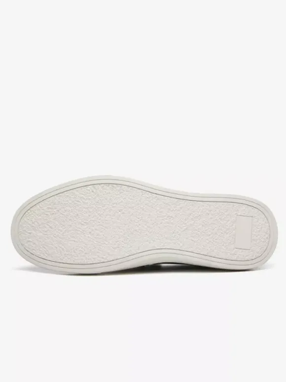Mocassins à pampilles pour hommes motif écossais en cuir à enfiler à pampilles bout rond semelle basse chaussures épaisses