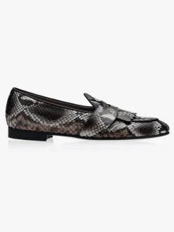 Mocassins Chaussures de Mariage Soirée Homme avec Bout Rond Unicolore