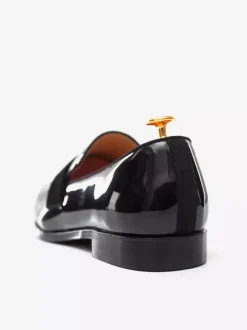 Mocassins Chaussures de Mariage Soirée hommes avec dessus en PU verni