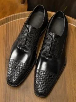 Mocassins en cuir PU pour hommes chaussures habillées