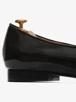 Mocassins habillés à sangle noire pour hommes Chaussures de Mariage Soirée bout rond