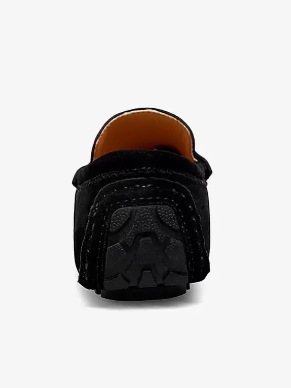 Mocassins Penny pour hommes chaussures de conduite à bout rond et à enfiler