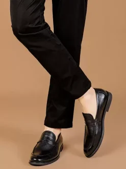 Mocassins Penny pour hommes chaussures de mariage