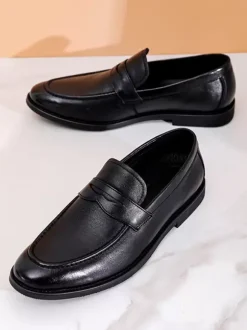 Mocassins Penny pour hommes chaussures de mariage