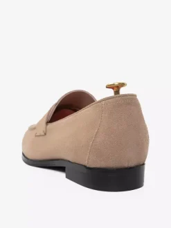 Mocassins pour hommes avec dessus en microsuède