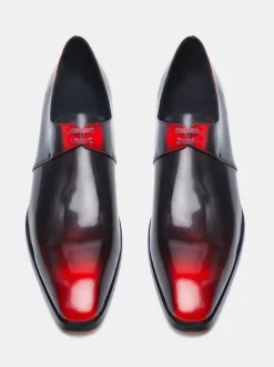 Mocassins à enfiler pour hommes chaussures de bal de fin d'année faites à la main chaussures de mariage