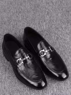 Mocassins à enfiler pour homme chaussures décontractées en cuir