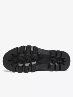 Mocassins noirs pour hommes bout rond à enfiler avec pompons
