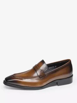 Mocassins Penny Loafer en cuir de vache pour homme
