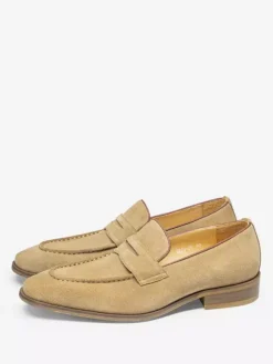 Mocassins Penny Loafer en cuir suédé pour homme