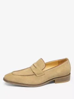 Mocassins Penny Loafer en cuir suédé pour homme