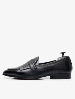 Mocassins Penny pour hommes chaussures de bal de promo de mariage à enfiler en cuir style artistique