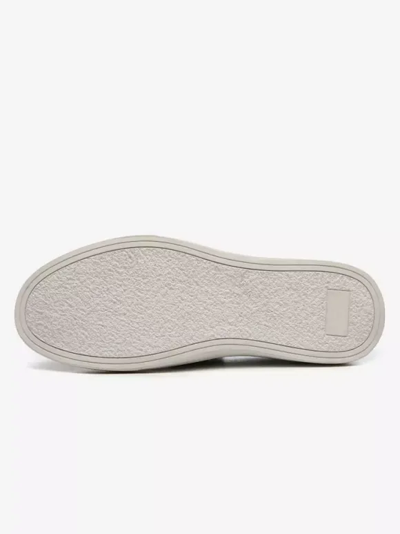 Mocassins Penny pour hommes en cuir à plateforme et bout rond chaussures à enfiler pour fête et mariage