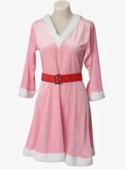 Moulante Noël Rose Chaussures Robe Chapeaux Ombre Costumes De Vacances De Noël