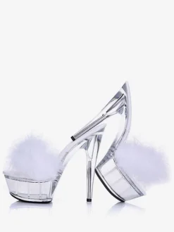 Mules sexy talon haut plateforme chaussures pole danse