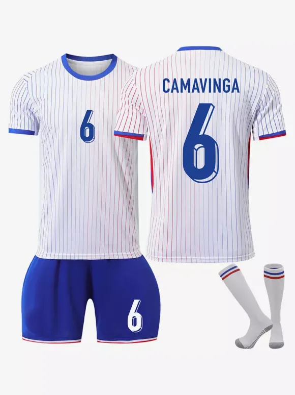 NO.7 GRIEZMANN NO.10 MBAPPÉ EURO Team Away Jersey Ensemble 3 pièces pour hommes