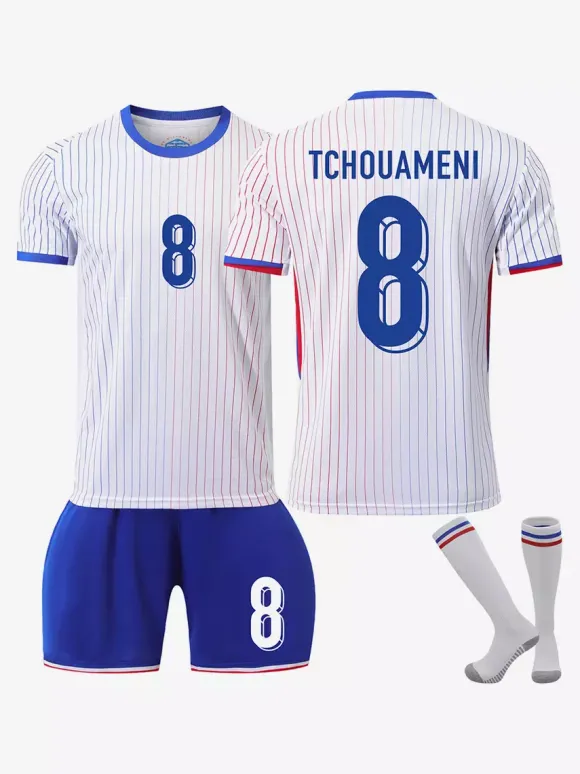 NO.7 GRIEZMANN NO.10 MBAPPÉ EURO Team Away Jersey Ensemble 3 pièces pour hommes